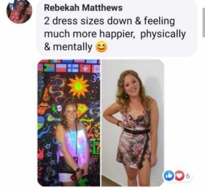Rebekah Online Weight Loss Results