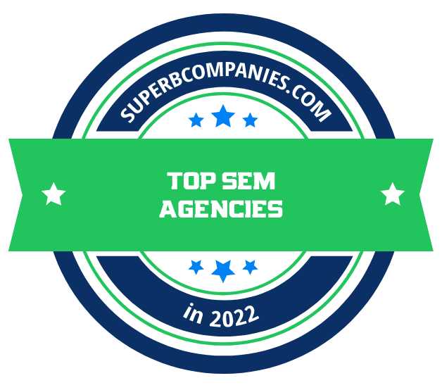 best sem companies award badge