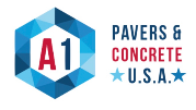 A1 Pavers & Concrete Logo