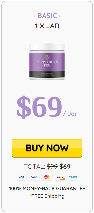 PurpleBurn Pro 1 bottle