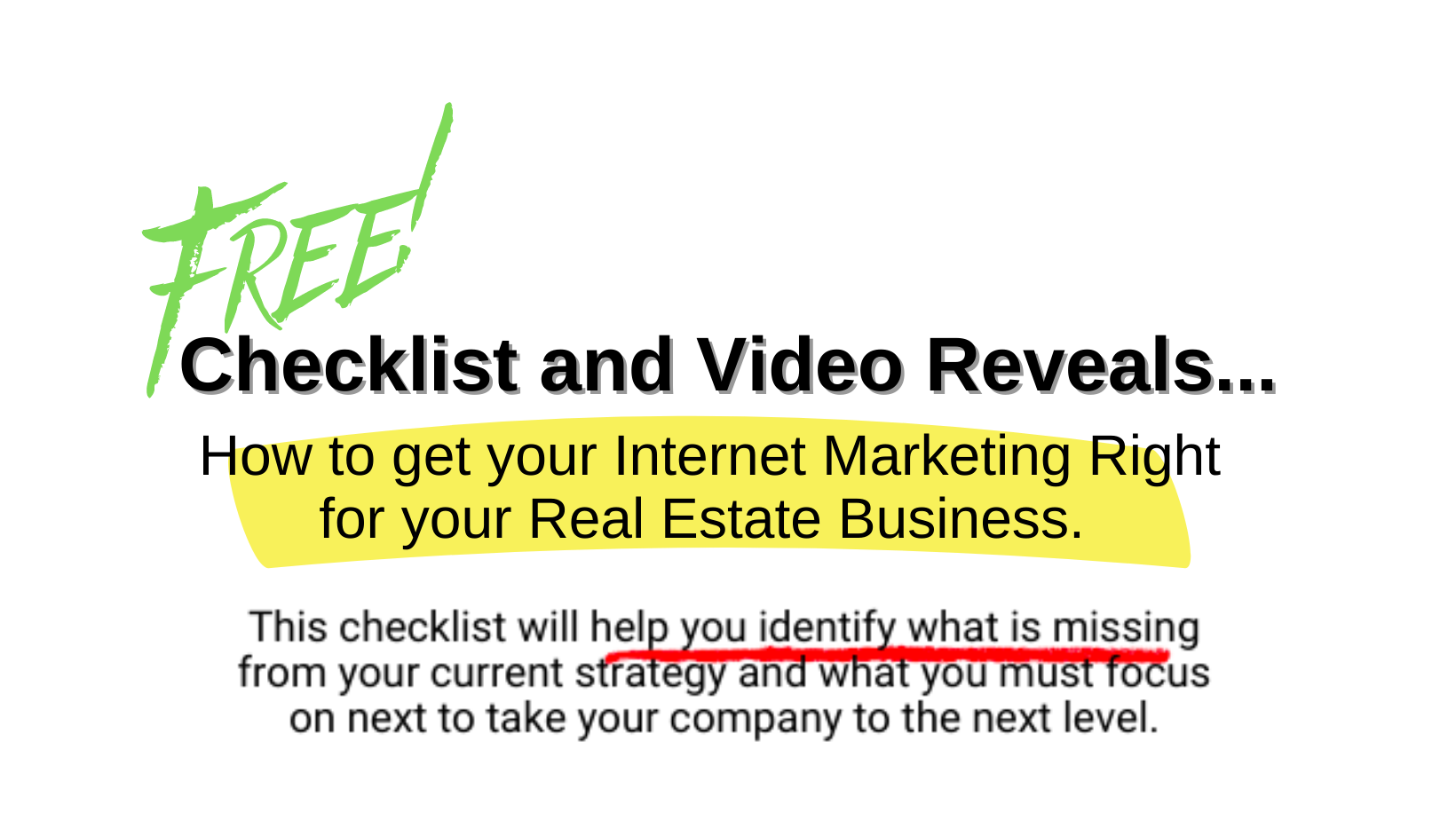 The Ultimate Real Estate Online Marketing Checklist
