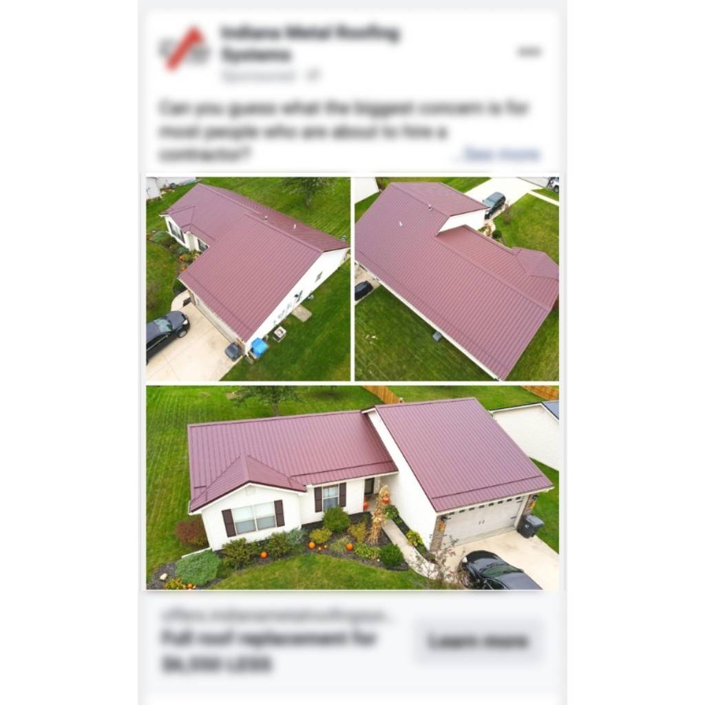 roofing ad example