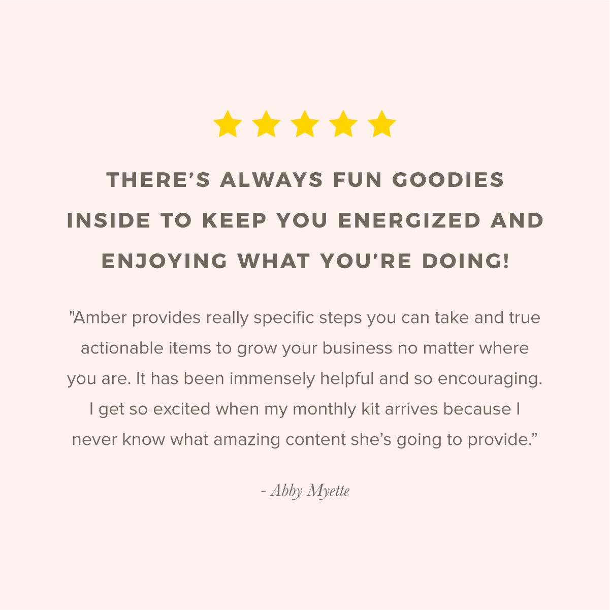 Testimonial for the Blooming Business Inner Circle