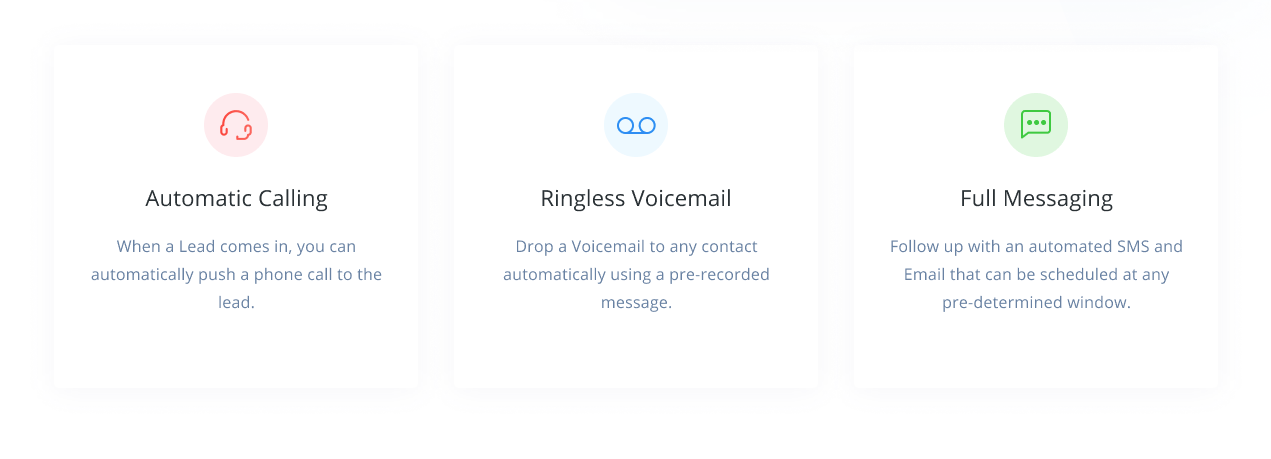 Automatic Calling, Ringless Voicemail, and Full Messaging