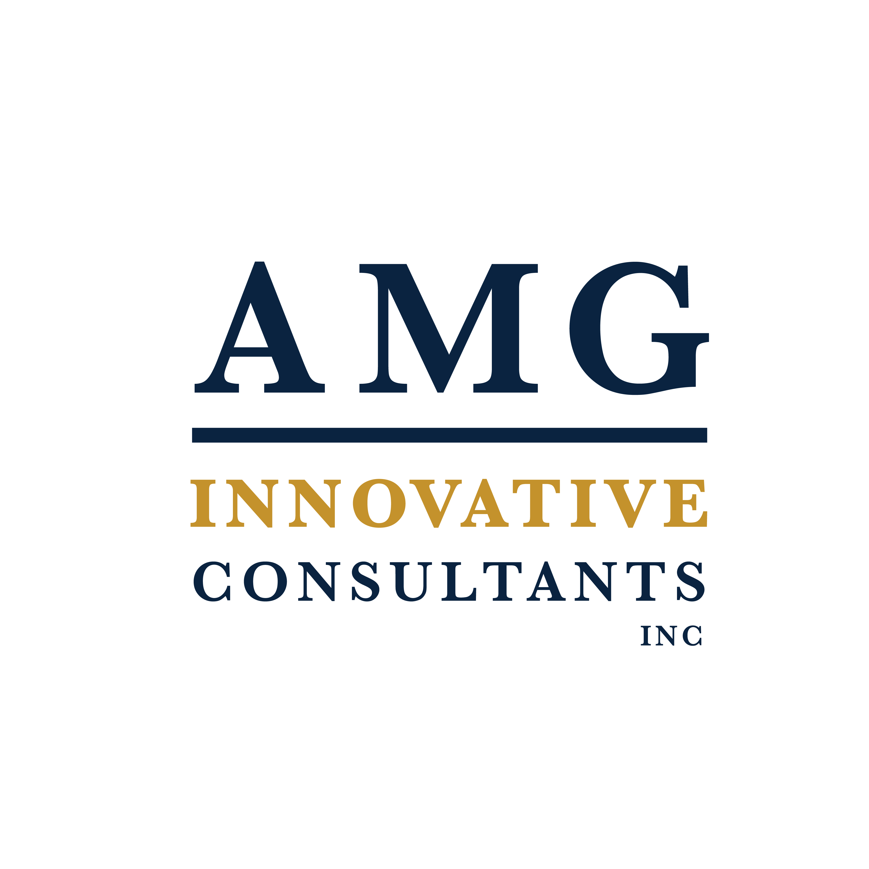 White background with "AMG Innovative Consultants, INC" written across the image.