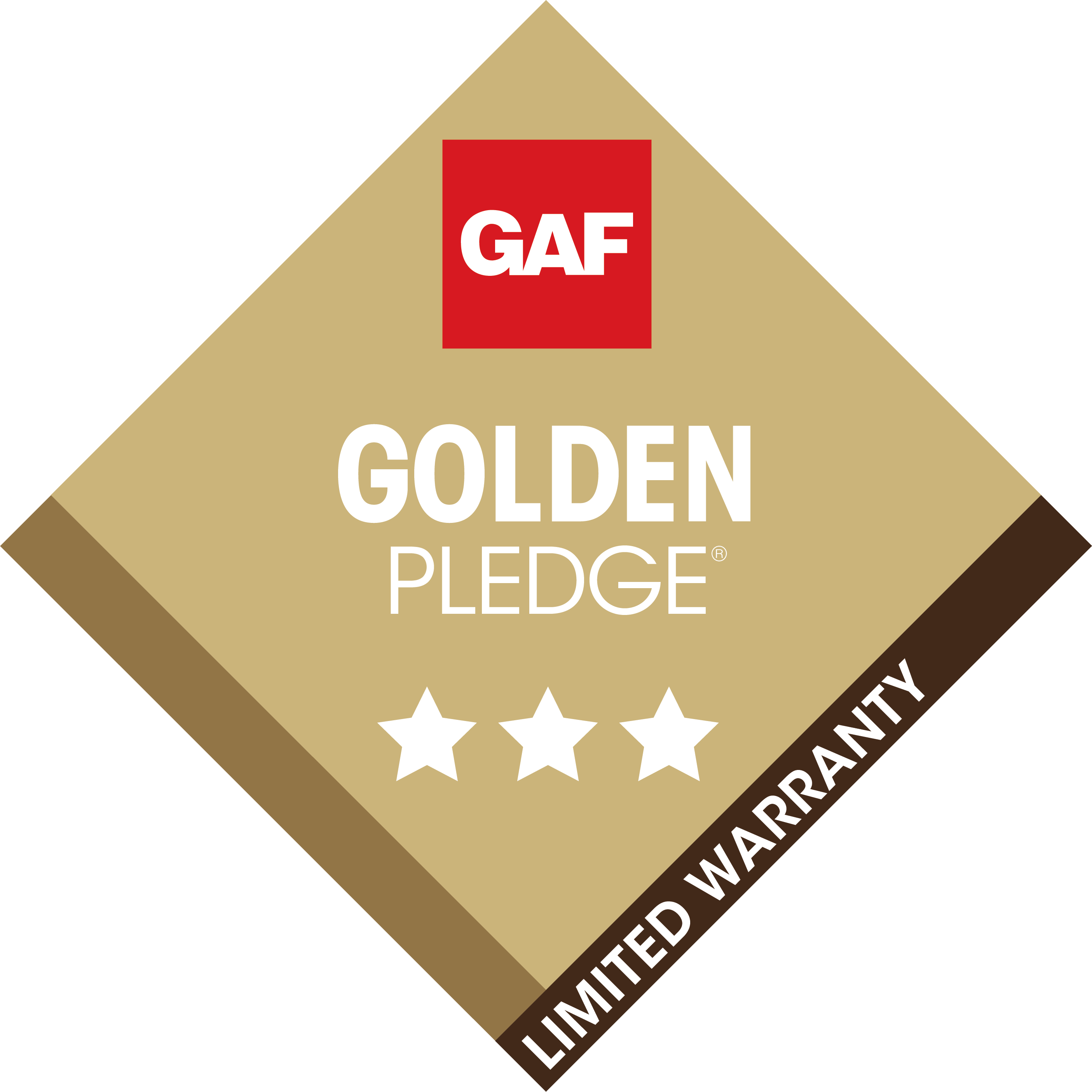 GAF golden pledge roofing contractor rapid city