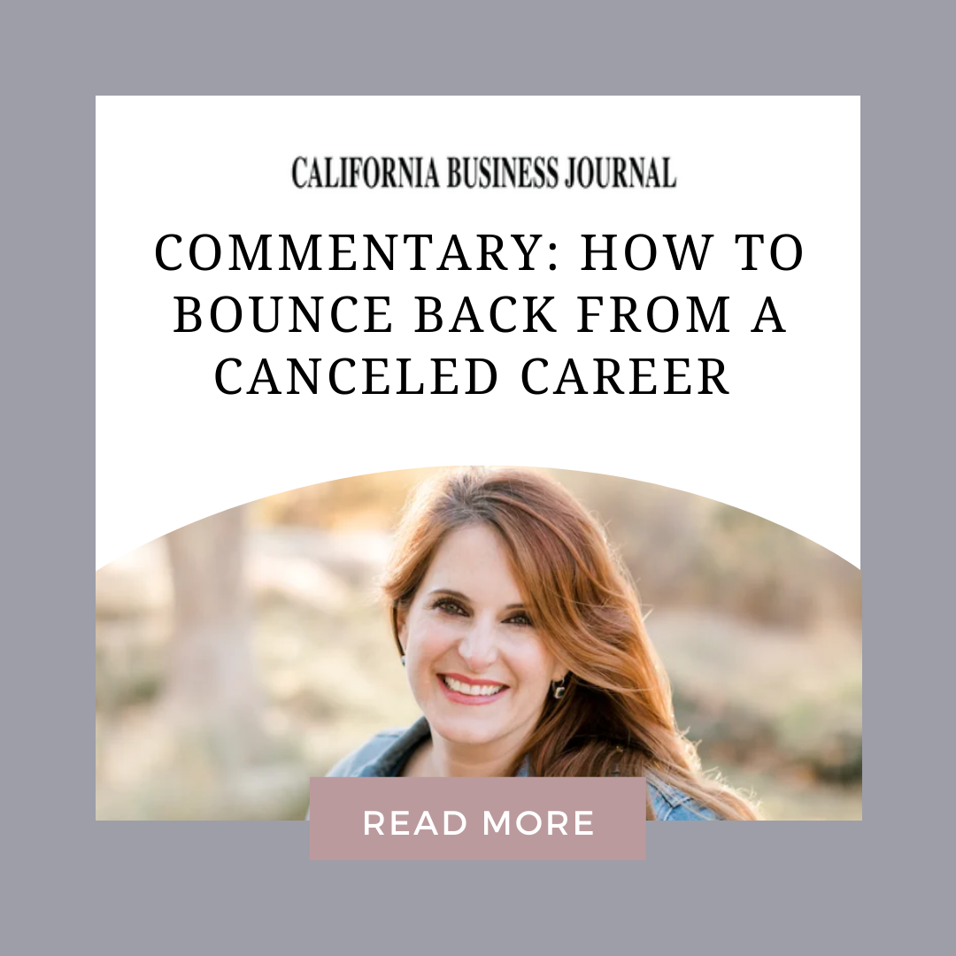 Commentary: How To Bounce Back From A Canceled Career 