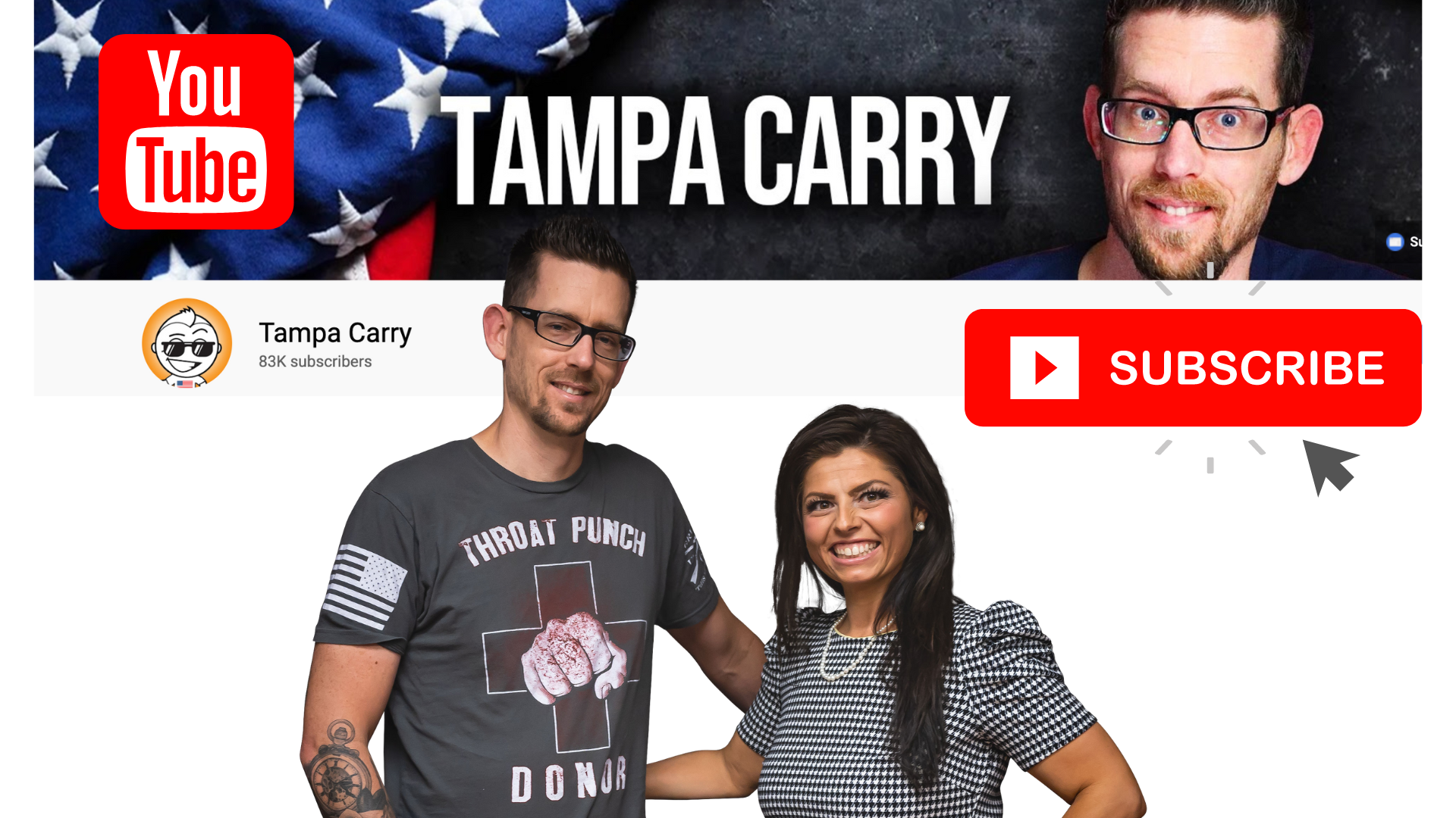 Tampa Carry Youtube Channel Ryan Thomas Tiffany Thomas standing together