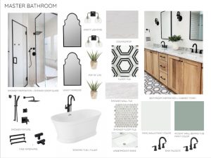 Bathroom design board
