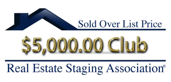 Real Estate Staging Association Sold $5,000 Over List Price Club