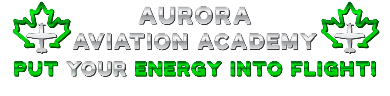 Aurora Aviation Academy Horizontal Banner Logo