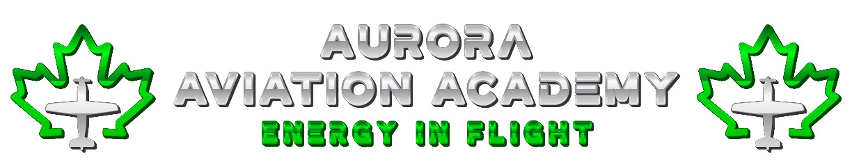Aurora Aviation Academy Horizontal Banner Logo