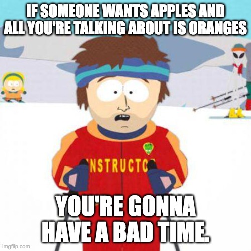 if someone wants apples and all you're talking about is oranges, you're gonna have a bad time in nft marketing