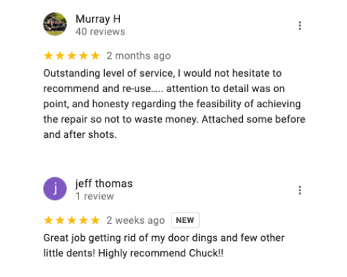 mobile dent repair reviews
