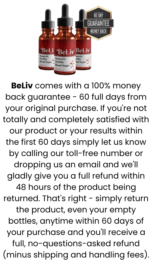 beliv moneyback guarantee