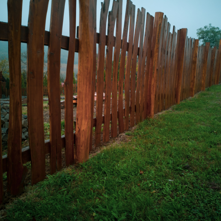 semi-private Wood fence