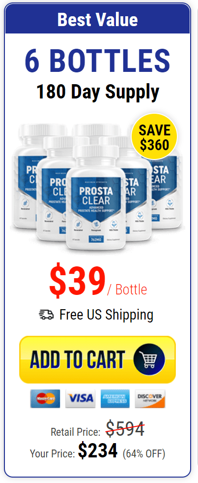 ProstaClear™ (Official) Get 60% Off Today Only!