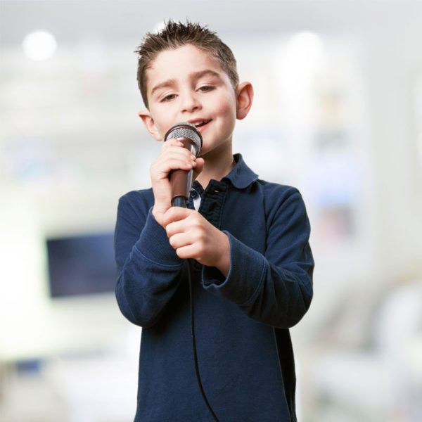 student-singing