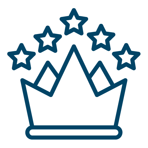 crown with stars