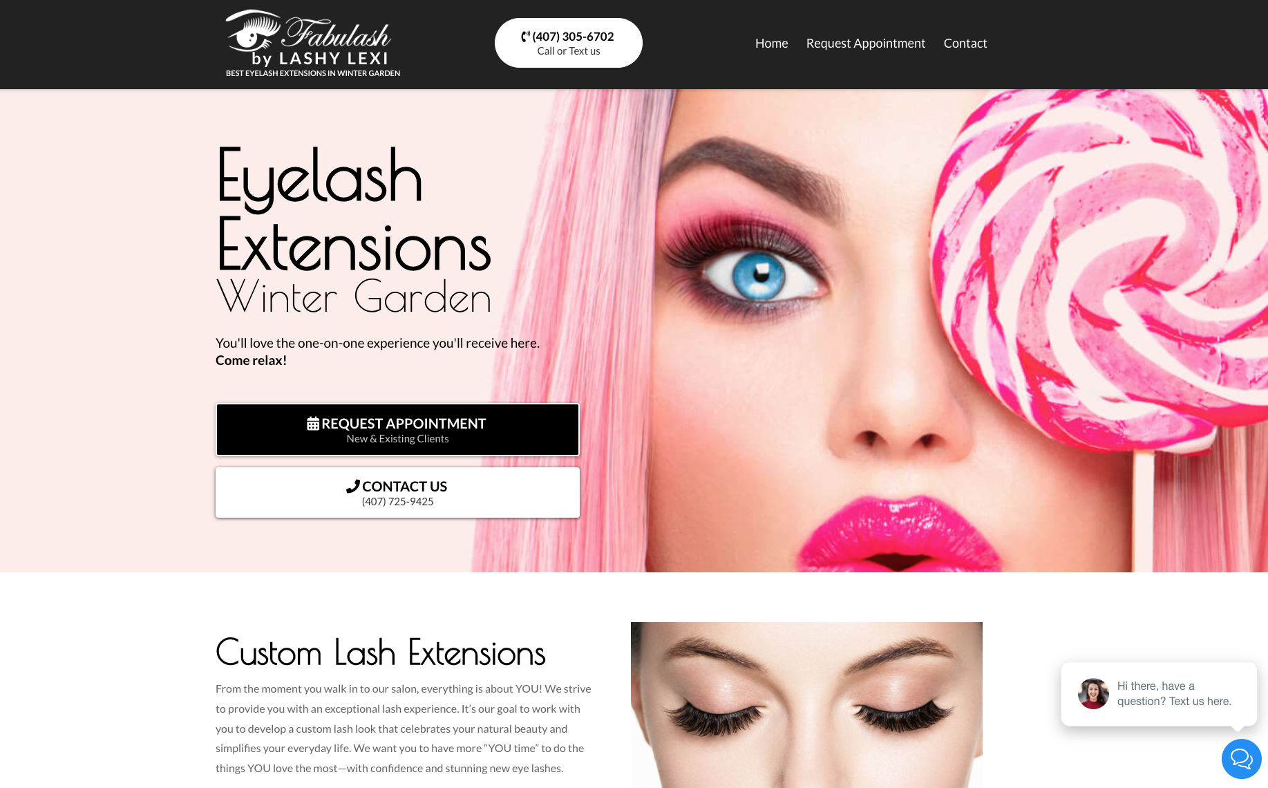 Custom Websites for Salons