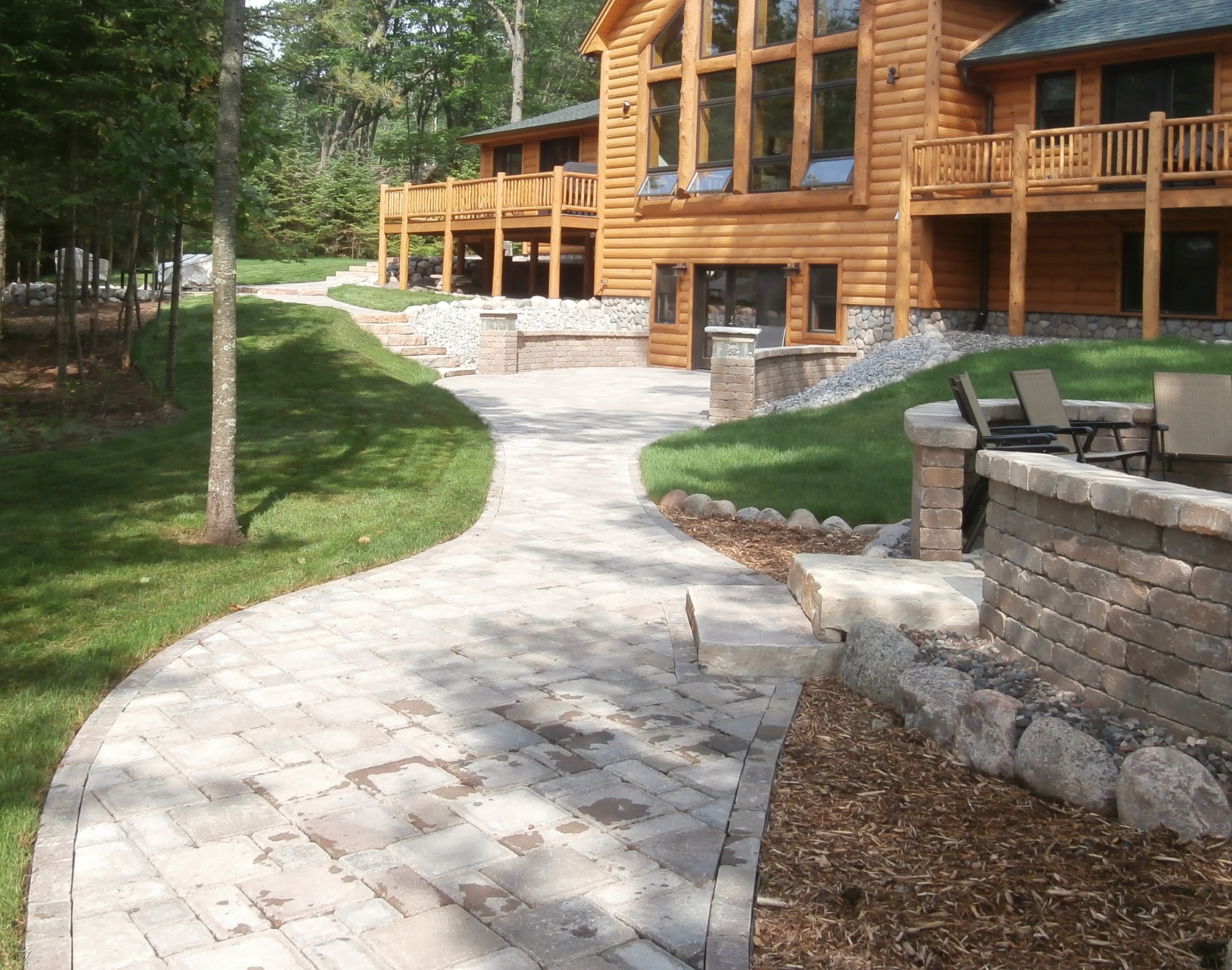 Peninsula harbor blue outcroppings