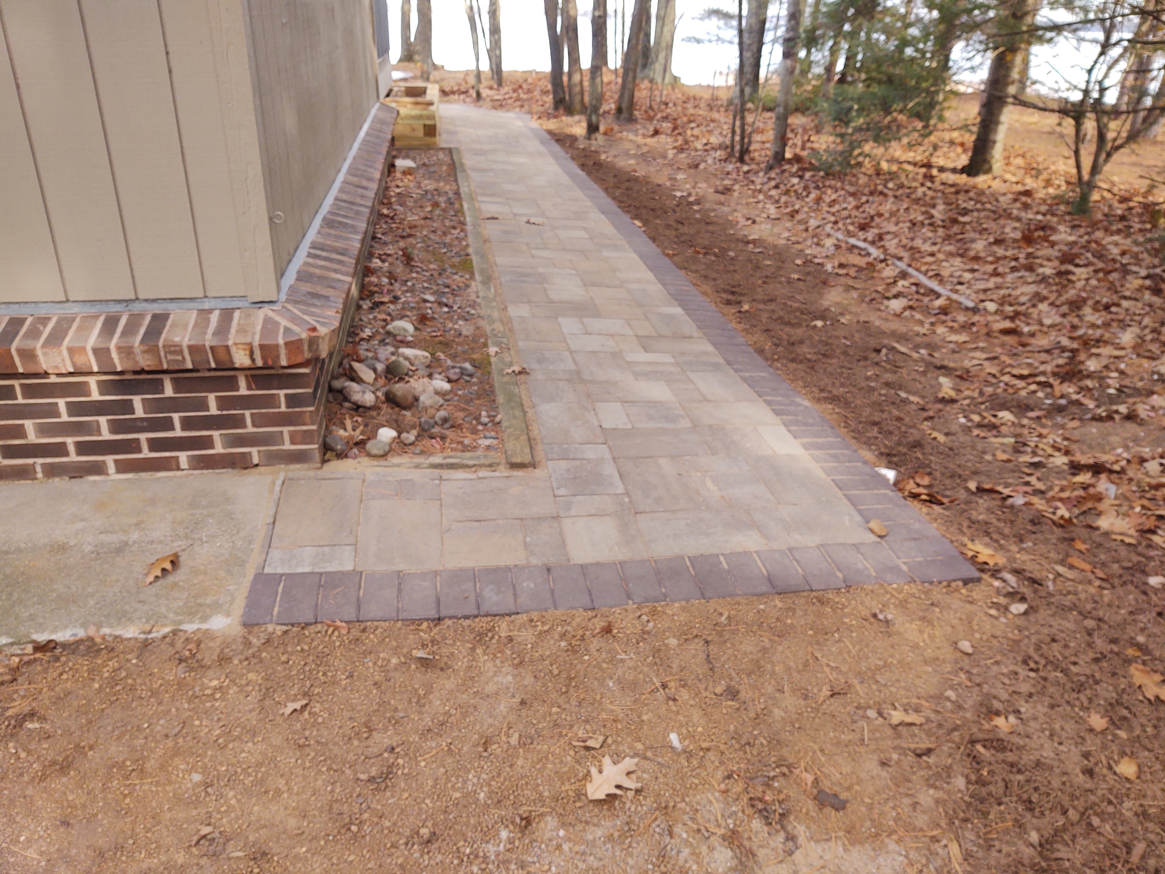 Peninsula harbor blue outcroppings