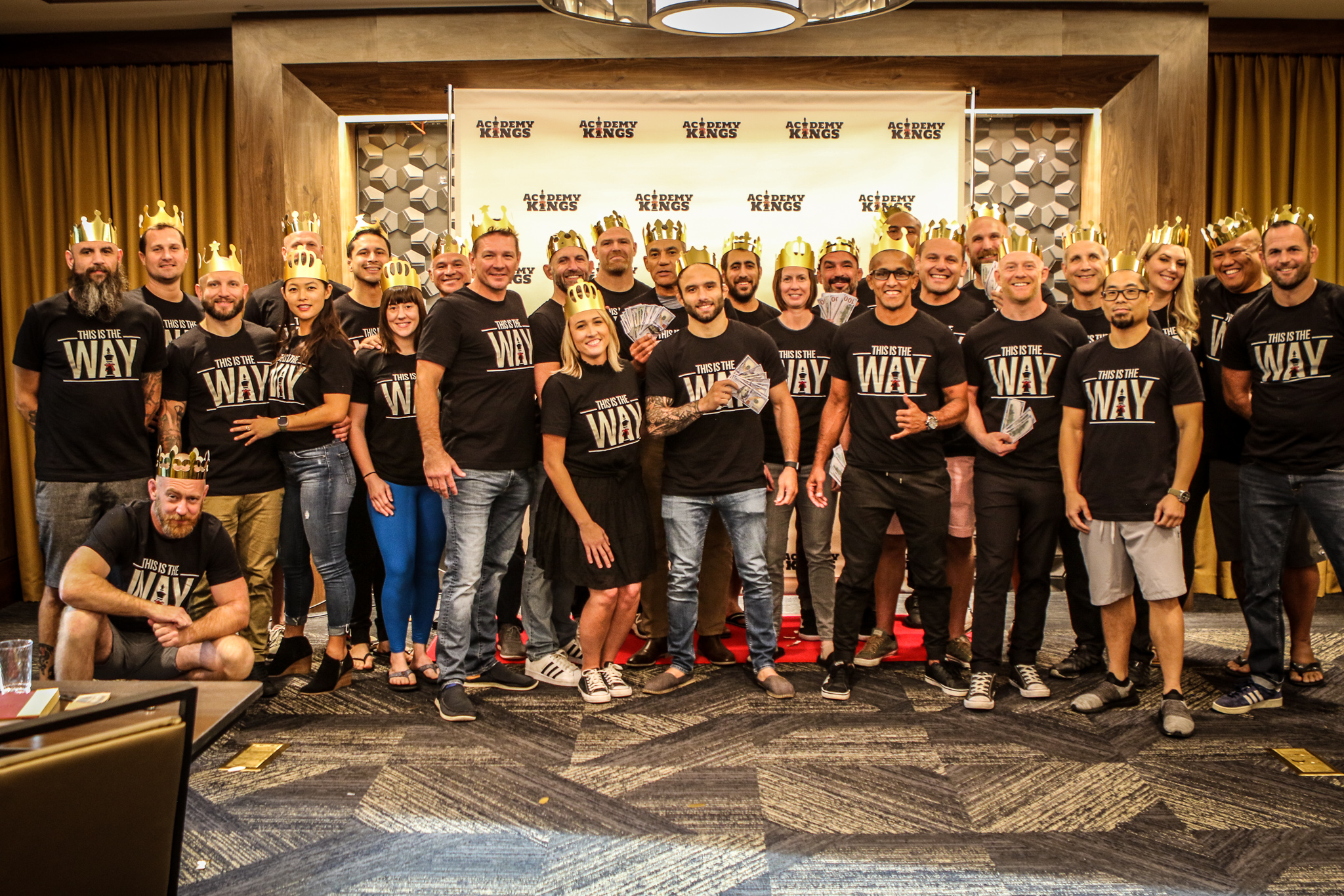 academy kings, group picture, in person event