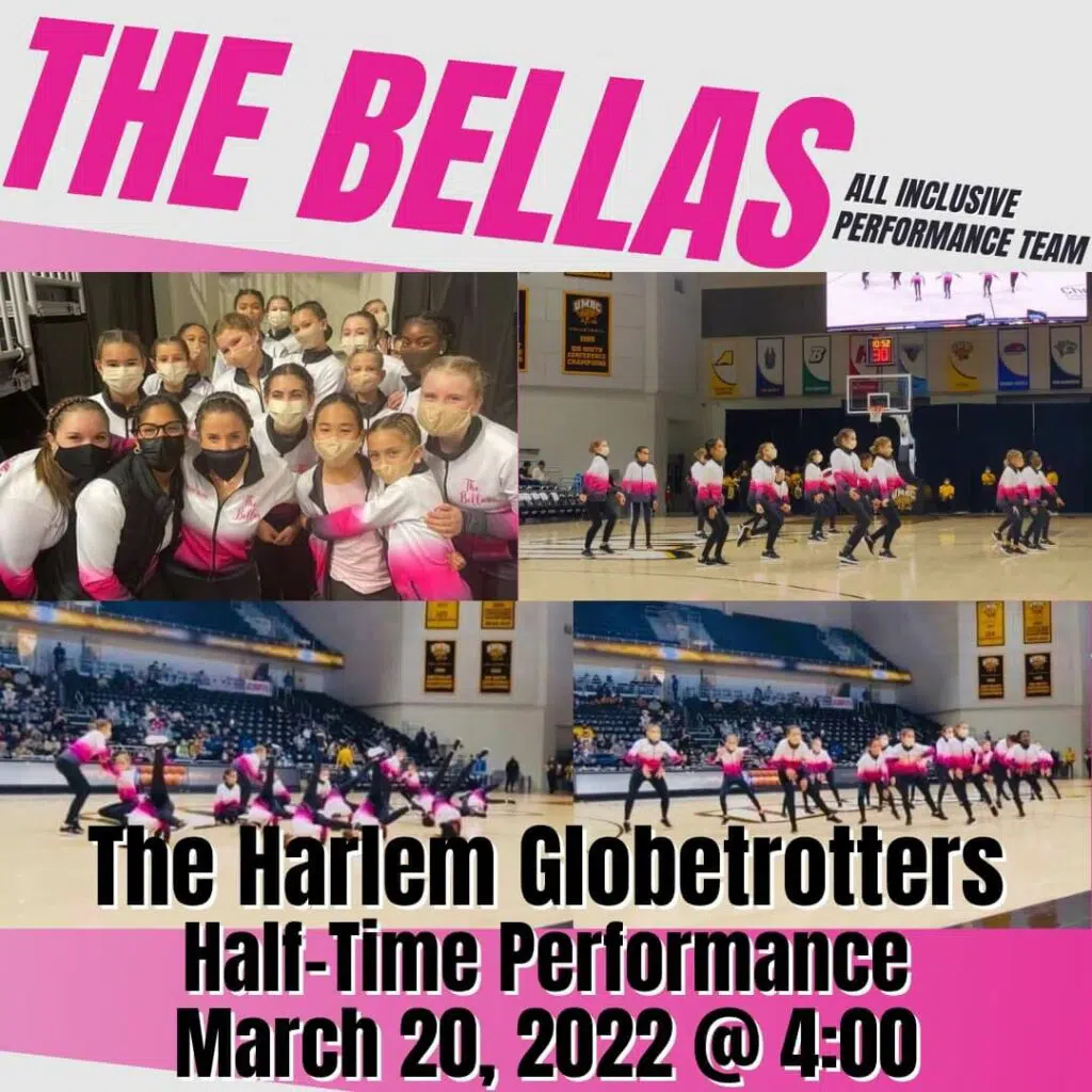 The Bella's Harlem Globetrotters Half-Time Performance