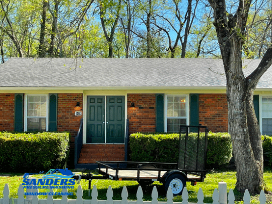 Roof Soft Washing Service by Sanders Pressure Washing & Window Cleaning - Murfreesboro TN