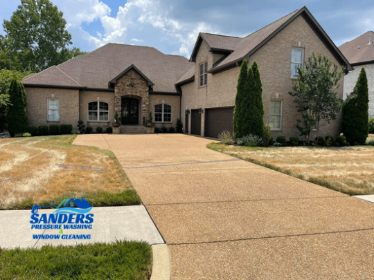 Concrete Cleaning & Sealing by Sanders Pressure Washing & Window Cleaning - Murfreesboro TN