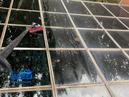 Professional Window Cleaning Service by Sanders Pressure Washing & Window Cleaning