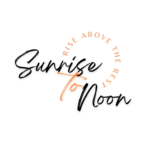 Sunrise To Noon Digital Marketing Agency Rise Above The Rest logo with white background