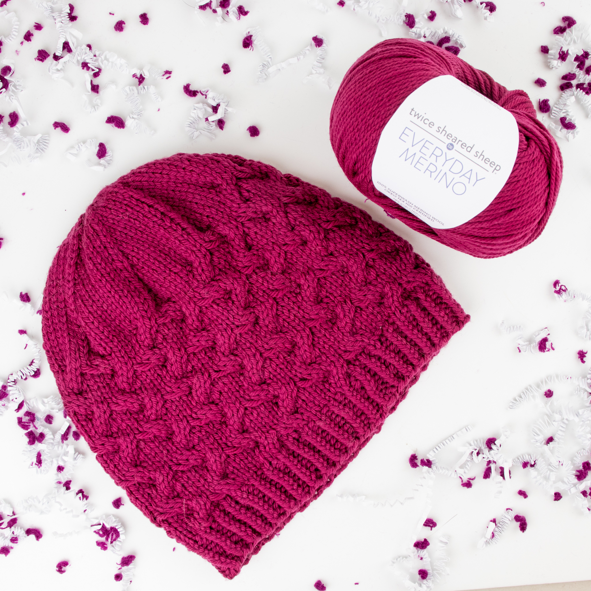 Alexander Cable Beanie Knitting Pattern by Jessica Ays