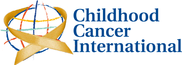 Logo de la hildhood Cancer International, de la que CANICA A.C.forma parte