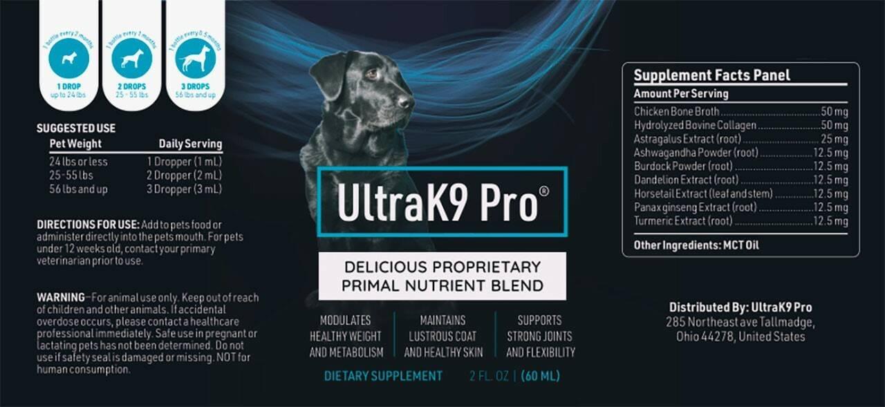 UltraK9 Pro® Dog Supplement USA Official site