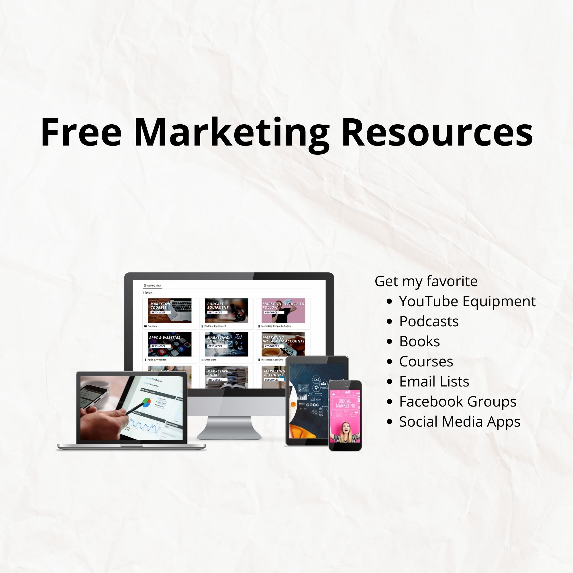 Marketing Resources Signup