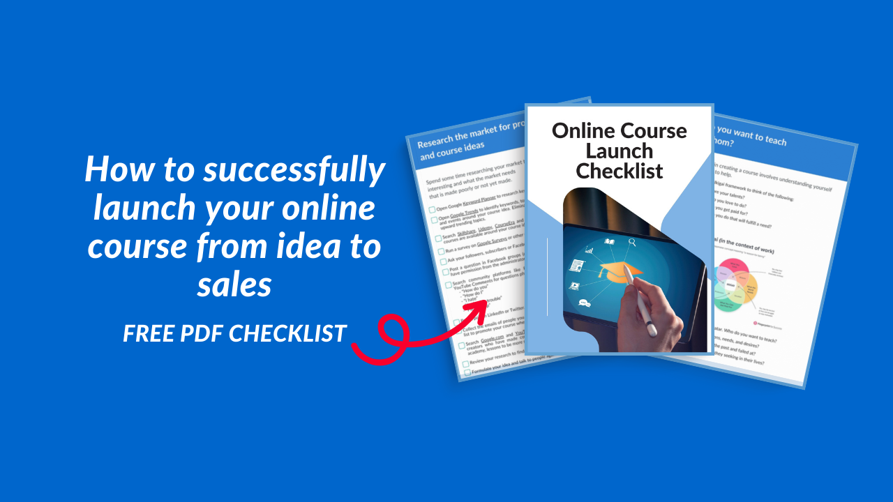 Online Course Launch Checklist