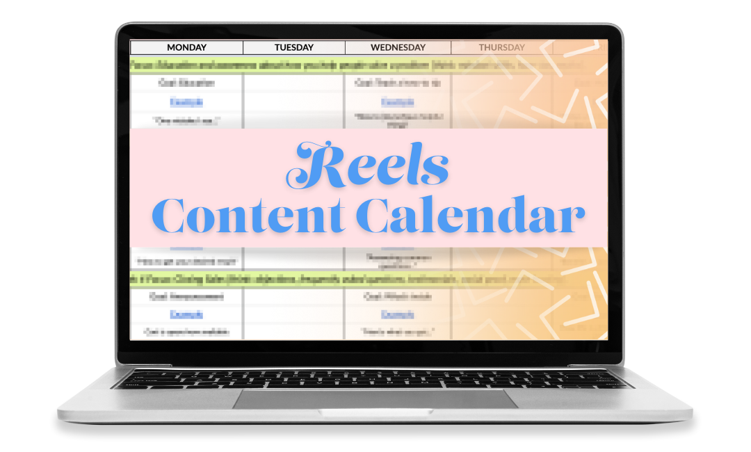 Reels Content Calendar