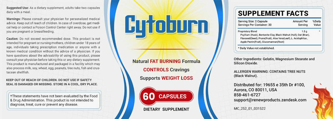 CYTOBURN supplement