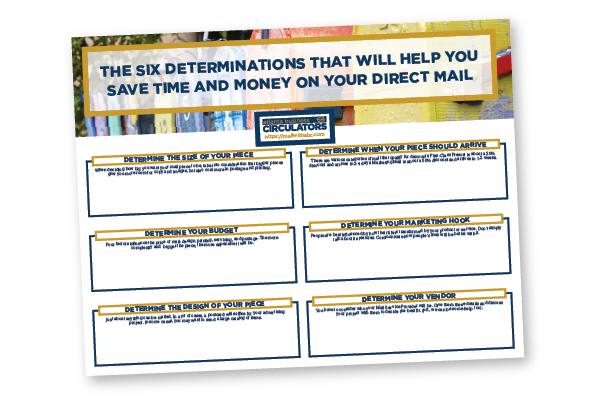 Use this guide to save time and money on your next direct mail project.